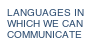 Languages In Which We Can Communicate